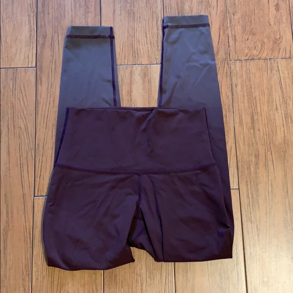 High waisted ombre lululemon leggings sz 6